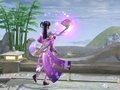 舞低杨柳楼心月，歌尽桃花扇底风。　作者：@严肃脸的幽灵　